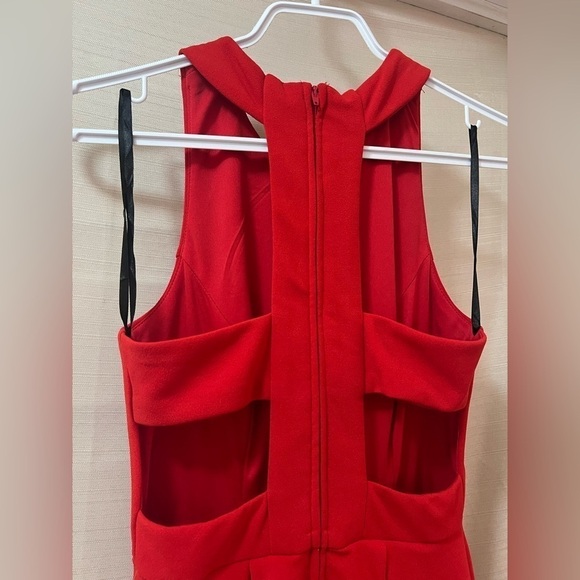 ⚫️ BOGO B Smart red summer girly flowy mini backless dress size 3 - Picture 6 of 6
